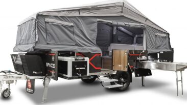 O primeiro campista off-road autoinflável da Austrália estabelece um novo padrão para o glamping