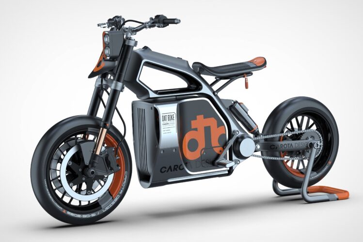 Esta bicicleta elétrica minimalista muda as coisas com um ‘tanque de combustível’ oco e uma bateria grande