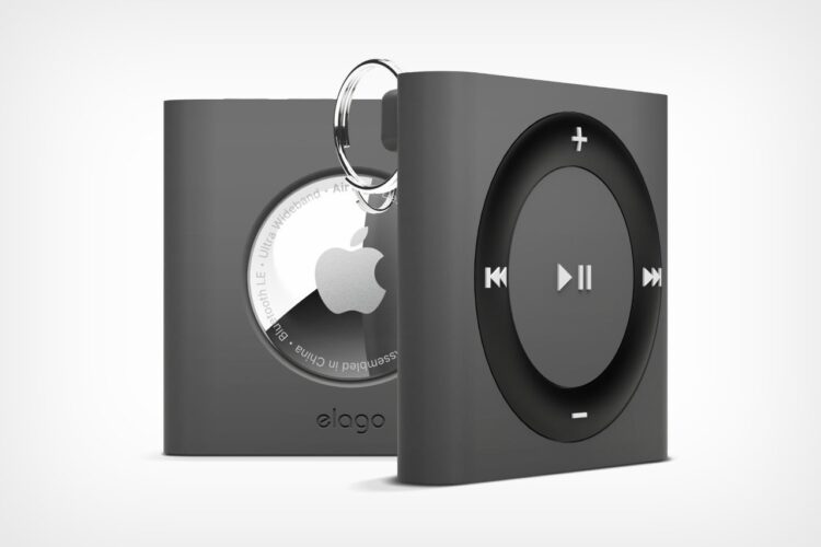 A Adorável E Nostálgica Capa AirTag Faz Com Que Seu Dispositivo De Rastreamento Pareça Um Apple IPod Shuffle