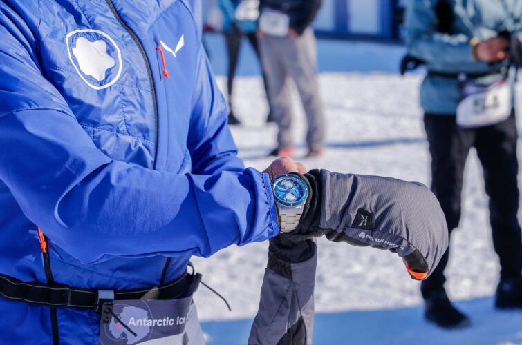 Montblanc Na Maratona De Gelo Antártica