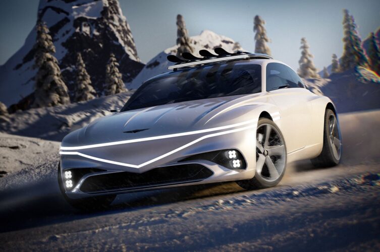 O Conceito Genesis X Snow Speedium é Um Cupê Elétrico De Luxo Pronto Para O Inverno