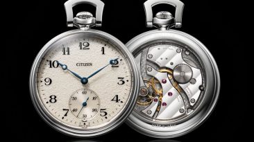 Este relógio de bolso especial de edição limitada é uma recriação centenária do primeiro relógio de bolso Citizen