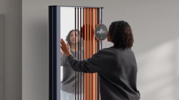 O conceito de espelho inteligente incentiva você a refletir sempre que olha para si mesmo