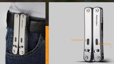 A multiferramenta Roxon Flex é um EDC personalizável que pode ser definido pelo usuário com os acessórios necessários