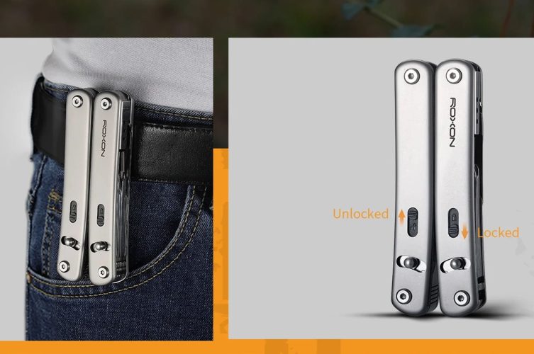 A Multiferramenta Roxon Flex é Um EDC Personalizável Que Pode Ser Definido Pelo Usuário Com Os Acessórios Necessários