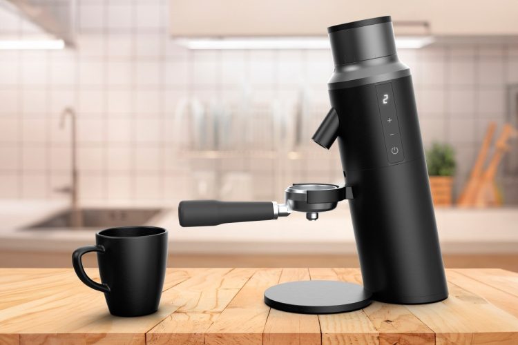 O Moedor De Café De Dose única Deposita A Moagem Perfeita Diretamente No Seu Porta-filtro