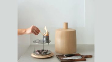 Fumante de mesa sustentável adiciona estética ao seu jantar