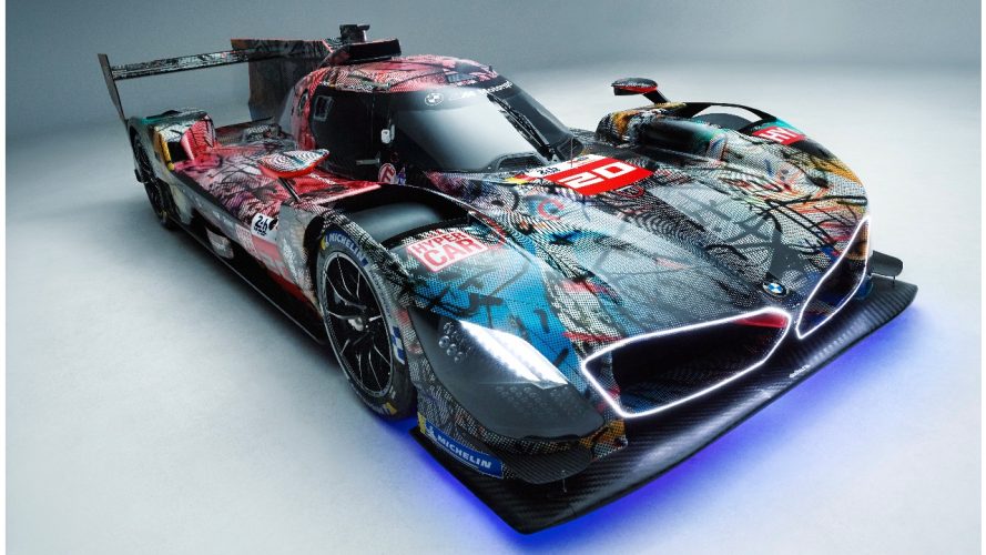 A Arte Da Velocidade: BMW M Hybrid V8 Art Car De Julie Mehretu