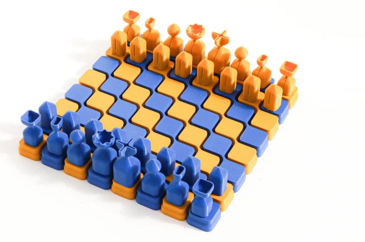 Conjunto De Xadrez Impresso Em 3D Presta Homenagem à Invasão Da Ucrânia Com Um Design Comovente Com Tema De Guerra