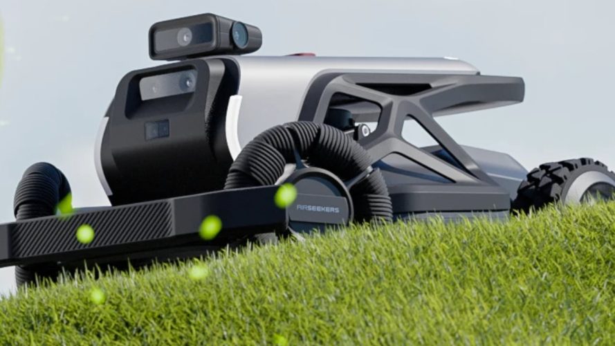 O Cortador De Grama Robótico Definitivo Com Tecnologia De IA Da Airseekers Corta Seu Quintal Para Que Você Não Precise Fazer Isso