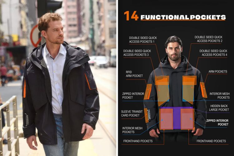 Livre-se Da Mochila: A Jaqueta Para Todos Os Climas Da Alpargali Com 14 Bolsos Tem O Que Você Precisa