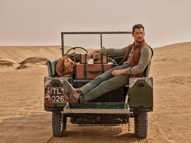 DAVID GANDY COMO PROTAGONISTA NA PRIMAVERA/VERãO 2026